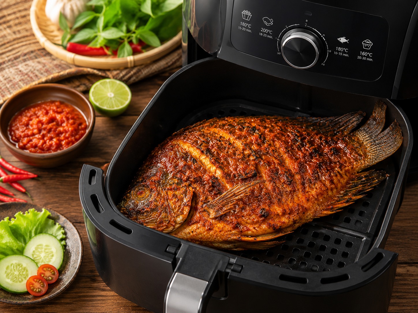Metode memasak ikan dengan air fryer